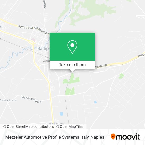 Metzeler Automotive Profile Systems Italy map
