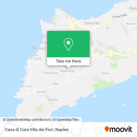Casa di Cura Villa dei Fiori map