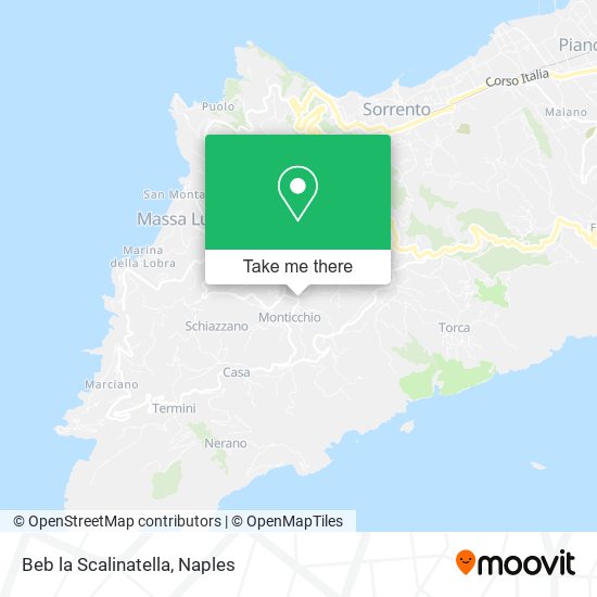 Beb la Scalinatella map
