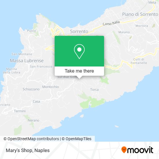 Mary's Shop map