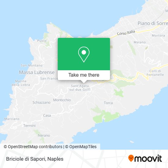 Briciole di Sapori map