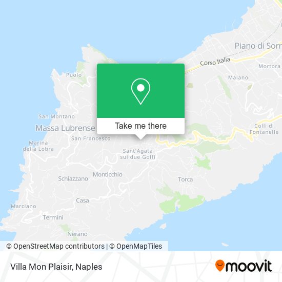 Villa Mon Plaisir map