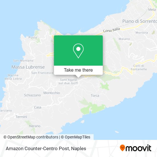 Amazon Counter-Centro Post map