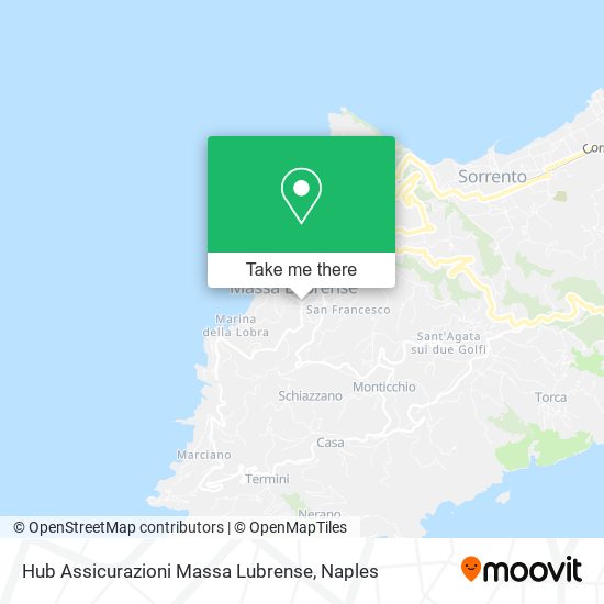 Hub Assicurazioni Massa Lubrense map