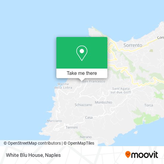 White Blu House map