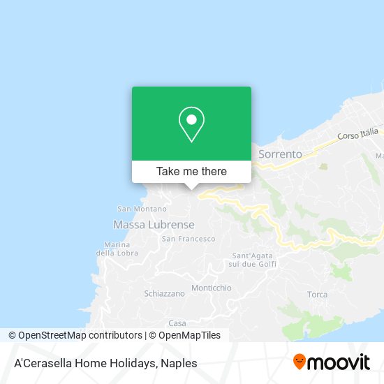 A'Cerasella Home Holidays map