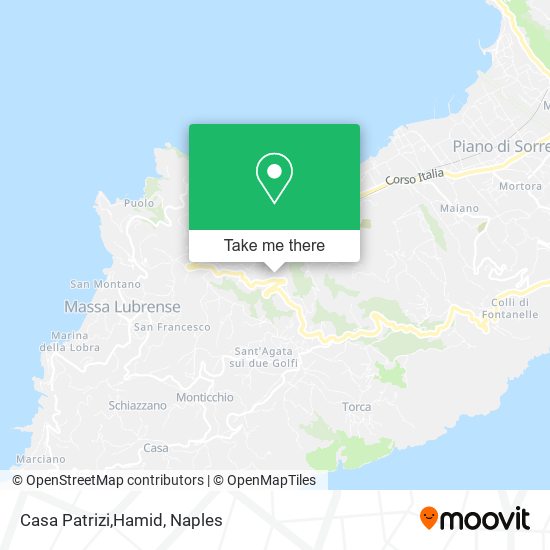 Casa Patrizi,Hamid map