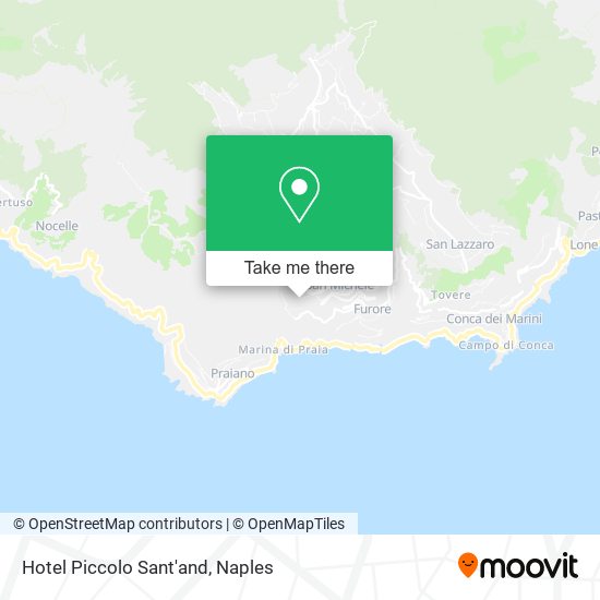 Hotel Piccolo Sant'and map