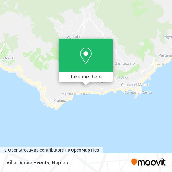 Villa Danae Events map