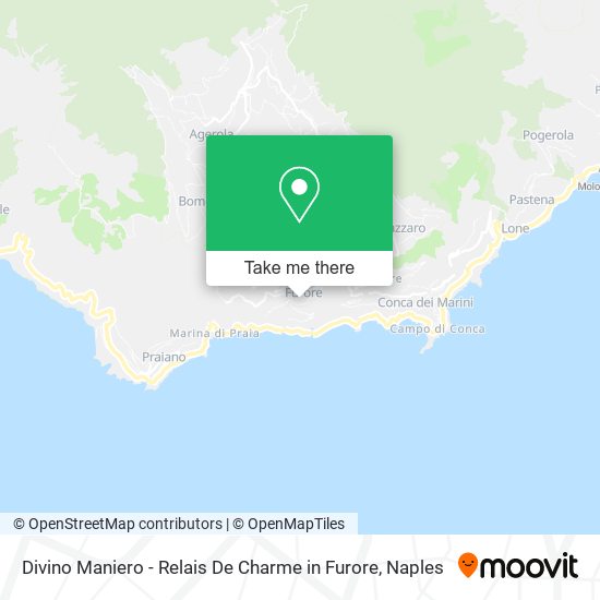 Divino Maniero - Relais De Charme in Furore map