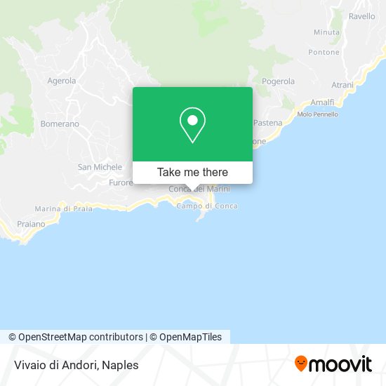 Vivaio di Andori map