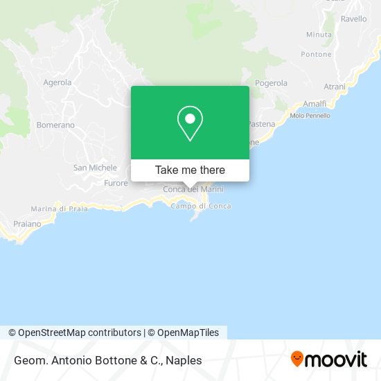 Geom. Antonio Bottone & C. map