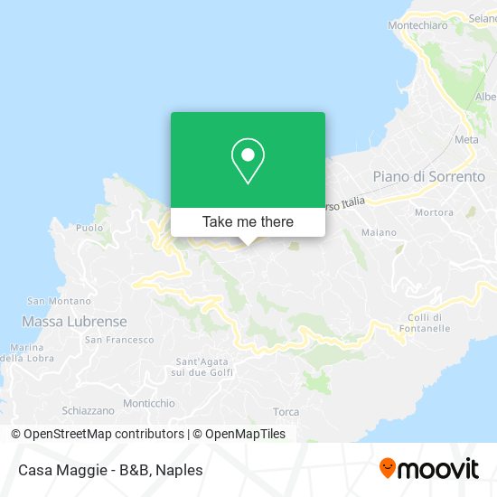 Casa Maggie - B&B map