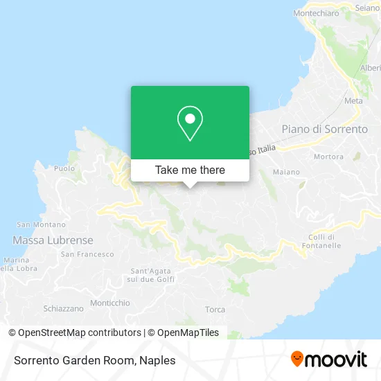 Sorrento Garden Room map
