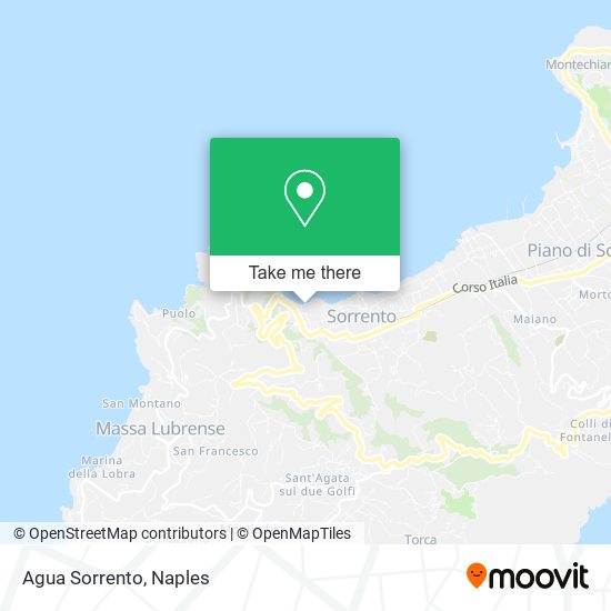 Agua Sorrento map