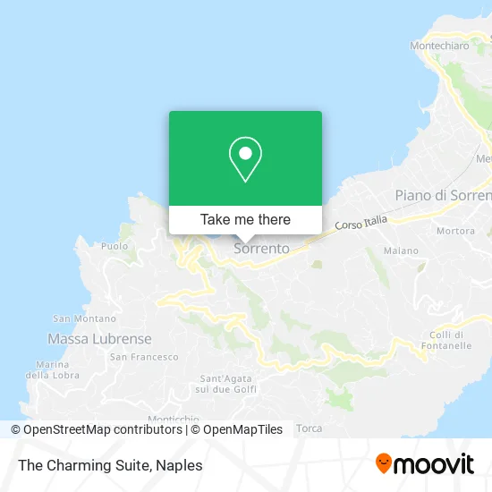 The Charming Suite map