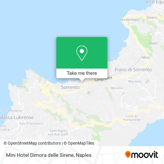 Mini Hotel Dimora delle Sirene map
