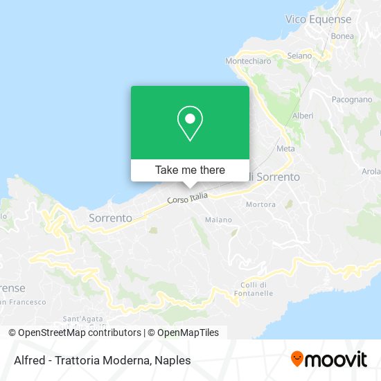 Alfred - Trattoria Moderna map