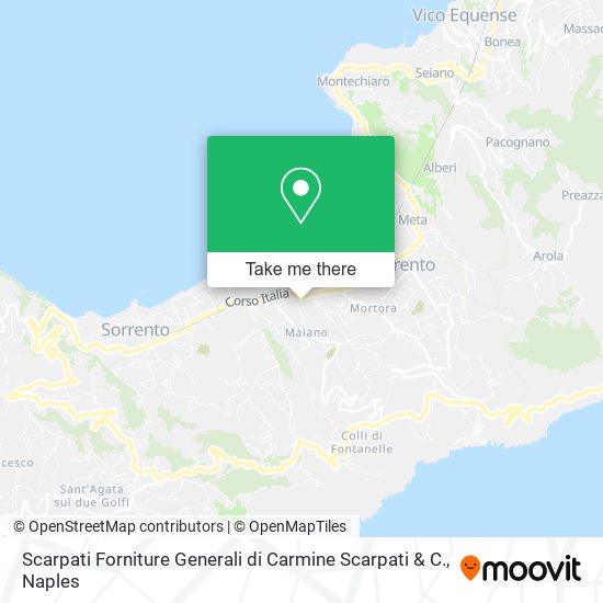 Scarpati Forniture Generali di Carmine Scarpati & C. map