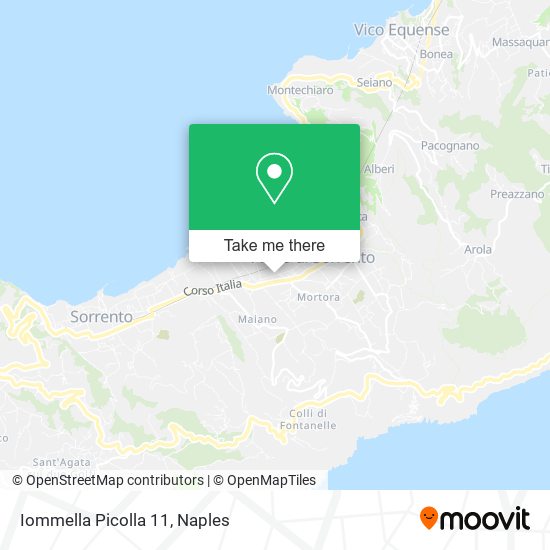Iommella Picolla 11 map