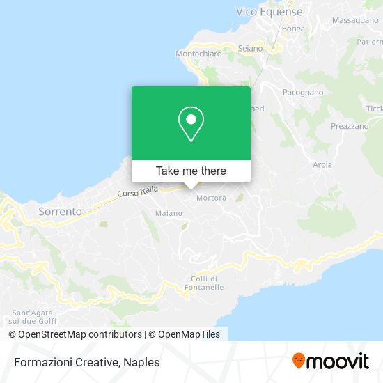 Formazioni Creative map