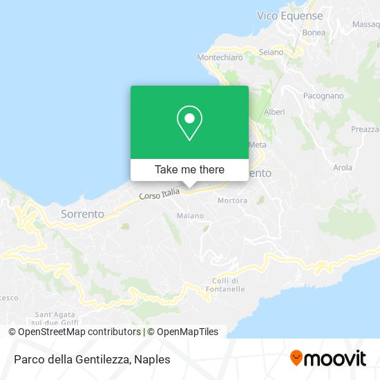 Parco della Gentilezza map