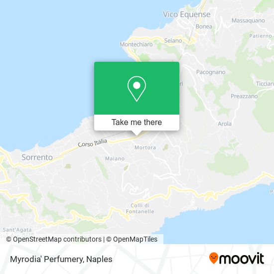Myrodia' Perfumery map