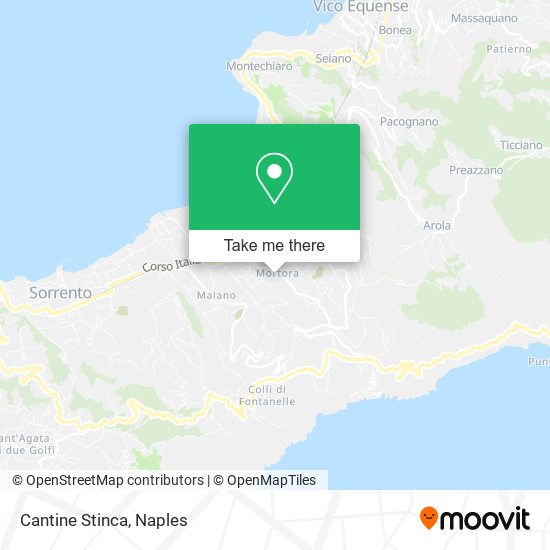 Cantine Stinca map