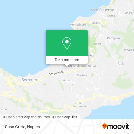 Casa Greta map