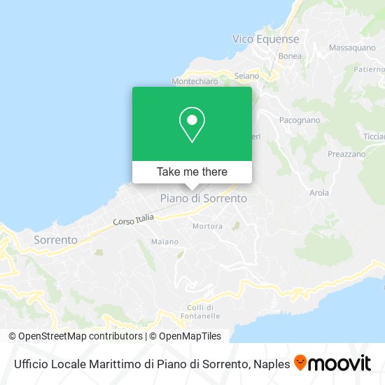 Ufficio Locale Marittimo di Piano di Sorrento map