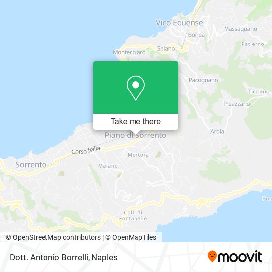 Dott. Antonio Borrelli map