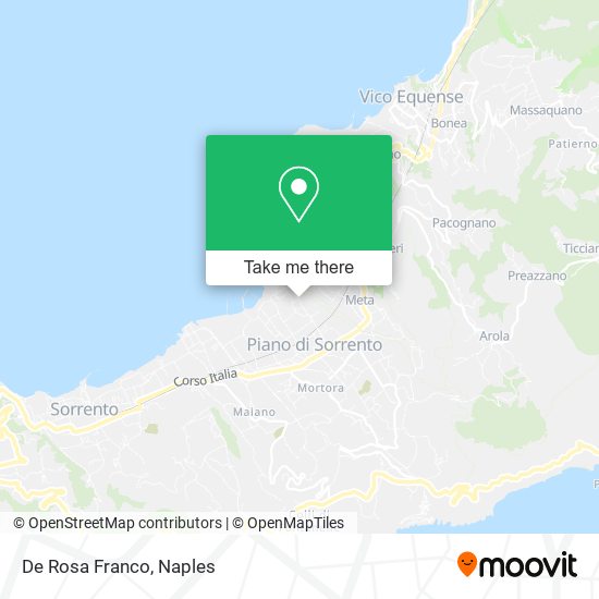 De Rosa Franco map