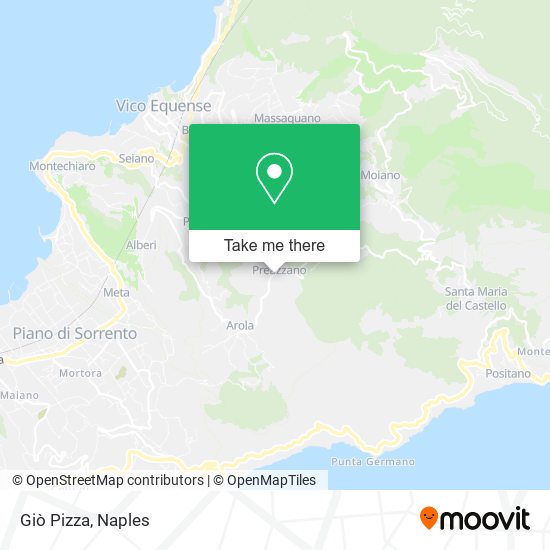 Giò Pizza map