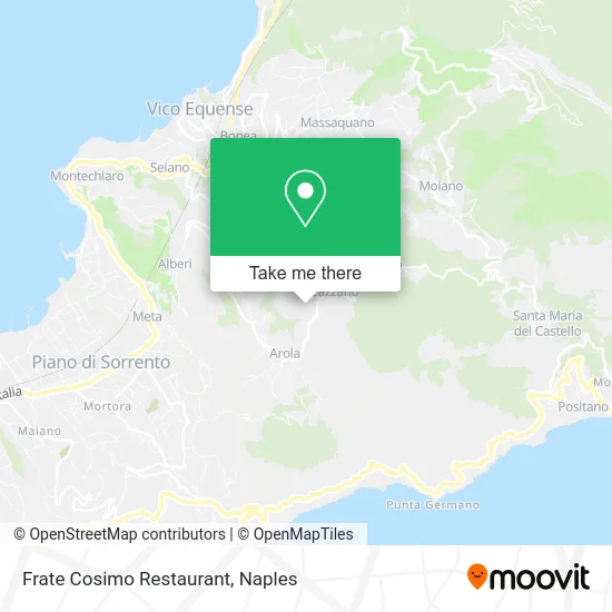 Frate Cosimo Restaurant map