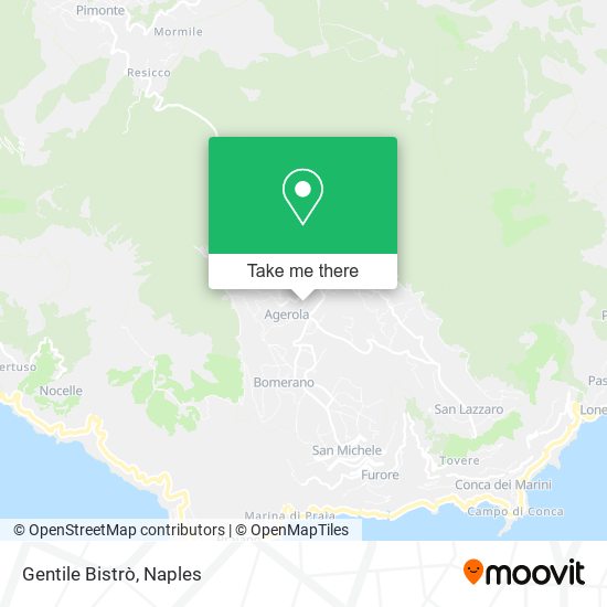 Gentile Bistrò map