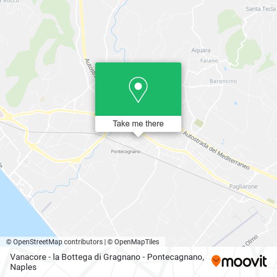 Vanacore - la Bottega di Gragnano - Pontecagnano map