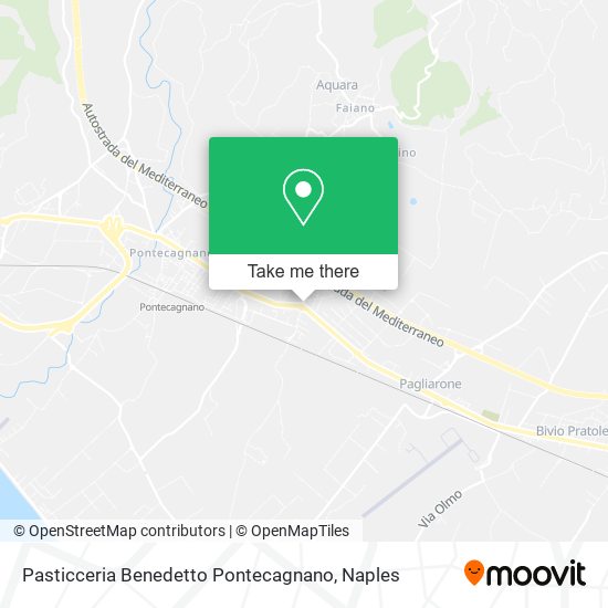 Pasticceria Benedetto Pontecagnano map