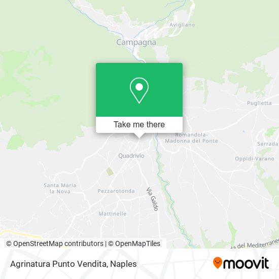 Agrinatura Punto Vendita map