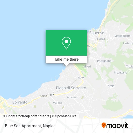 Blue Sea Apartment map