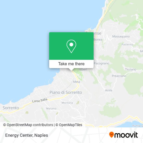 Energy Center map