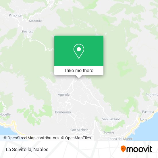 La Scivitella map