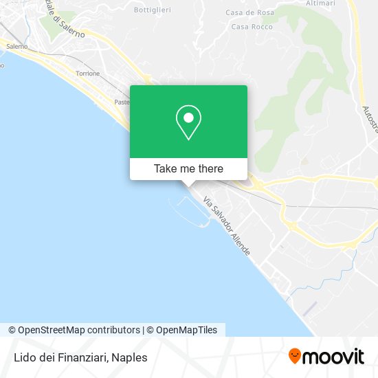 Lido dei Finanziari map