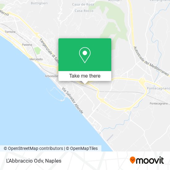 L'Abbraccio Odv map