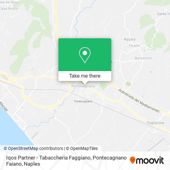 Iqos Partner - Tabaccheria Faggiano, Pontecagnano Faiano map