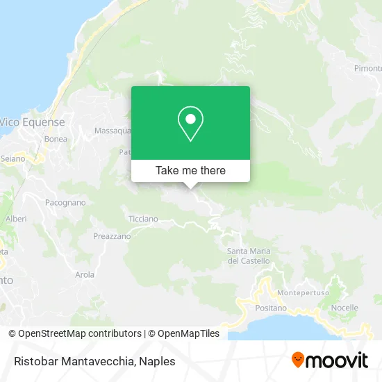 Mantavecchia Restaurant Bar map