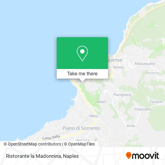 Ristorante la Madonnina map