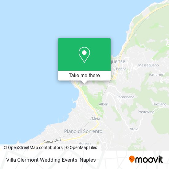 Villa Clermont Wedding Events map