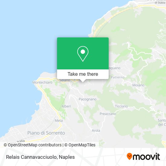 Relais Cannavacciuolo map