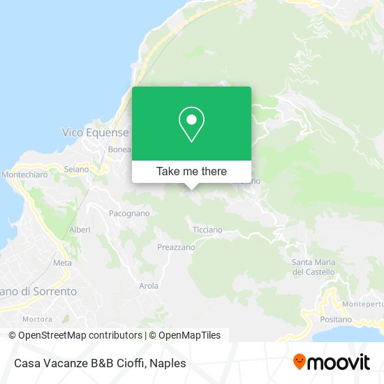 Casa Vacanze B&B Cioffi map