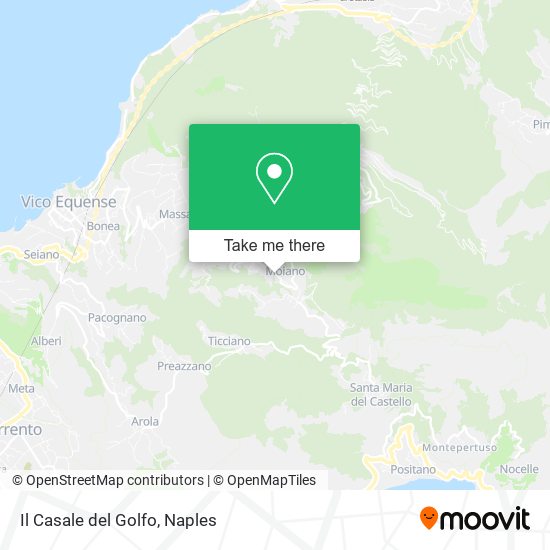 Il Casale del Golfo map